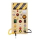 thumbnail image 3 of Tablero de actividades de madera con 8 interruptores de luz LED, juguetes de actividades para niños en edad preescolar Junta, 3 of 8