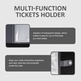 thumbnail image 3 of GOOHOCHY 2Pcs Transparent Loose Leaf Tickets Storage Holder Plastic Material for Theatre Lovers, 3 of 6