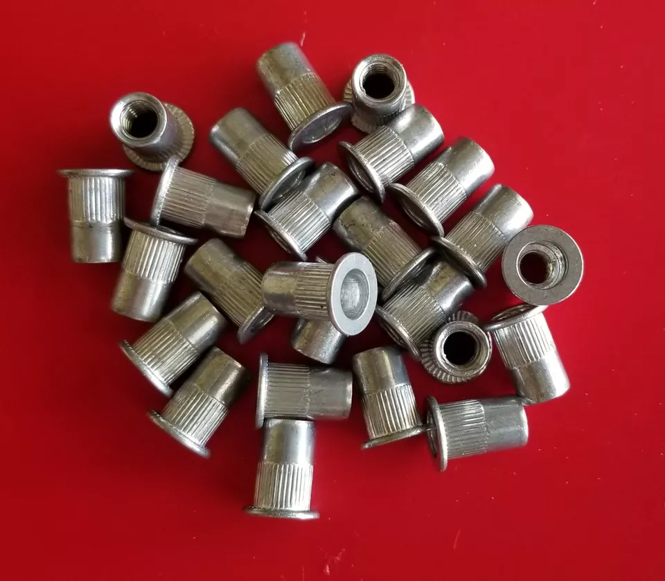 CIRCLE- 100 Qt Aluminum 1/4-20 Rivet Nut Nutsert Rivnut