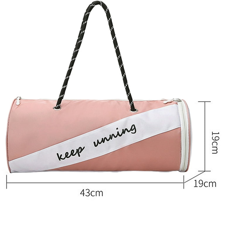Small Sports Gym Bag with Wet Pocket , Workout Bags for Gym Women,Exercise  Beach Yoga Bag,pink，G53685