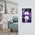 thumbnail image 5 of Kdxio Purple Pattern White Tiger Decorator Light Switch or Receptacle Outlet Wall Plate Decorator Wall Plate Child Safe Outlet Cover-Style S, 5 of 6