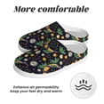 thumbnail image 6 of Kdxio Snake And Flower Women's Men's Slippers Plush Slip-On House Slipper for Winter Indoor Soft Cushion Non-slip Fluffy Slides Slippers-35/36, 6 of 7