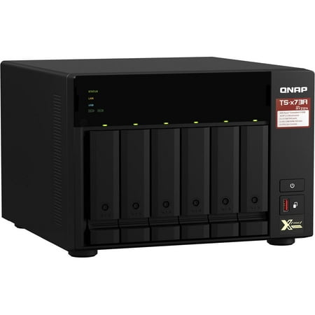 UPC: 0885022020928 | QNAP TS-673A-8G-US 6 Bay Ryzen Desktop NAS (Diskless)