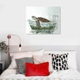 thumbnail image 5 of Orinice Turtle Seaweed Bathtub Fine Art Aesthetic Poster & Print Wall Painting for Home Office Decor, Canvas Living Room Bedroom Wall Art Decor 20x16in, 5 of 6