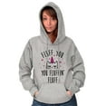 thumbnail image 3 of Fluff You Fluffin Kitty Cat Funny Pun Women Plus Size Graphic Pullover Hoodie Brisco Brands 2X, 3 of 3