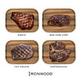 thumbnail image 5 of Ironwood Gourmet Small Steak Board, Acacia Wood, 5 of 7