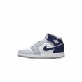 thumbnail image 1 of [DQ8426-104] Men's Jo r-dan 1 Mid Wolf Grey Midnight Navy, 1 of 4