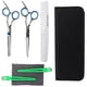 thumbnail image 1 of Juego de 5 tijeras profesionales para cortar el pelo, tijeras de peluquería, tijeras de entresacar y peine, herramienta de peluquería, 1 of 12