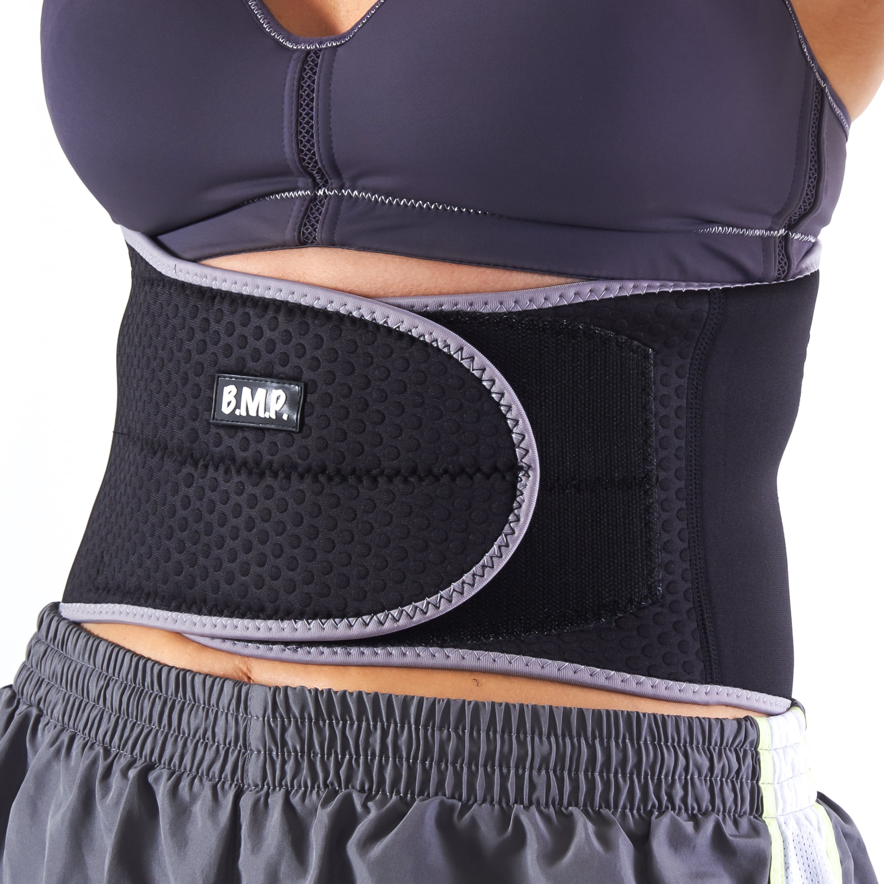 FIRBEE Self-Heating Tourmaline and Magnetic Therapy Belt for Pain Relief and Lumbar Support Lower Back Brace and Waist Trimmer Bonus Drawstring Backpack 