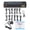 Black - AU Plug, variant on MOSKYAUDIO 12-Channel Guitar Pedal Power Supply MPT-12 with USB Output LED Indicator EU Plug 110-230V [cite: 15]