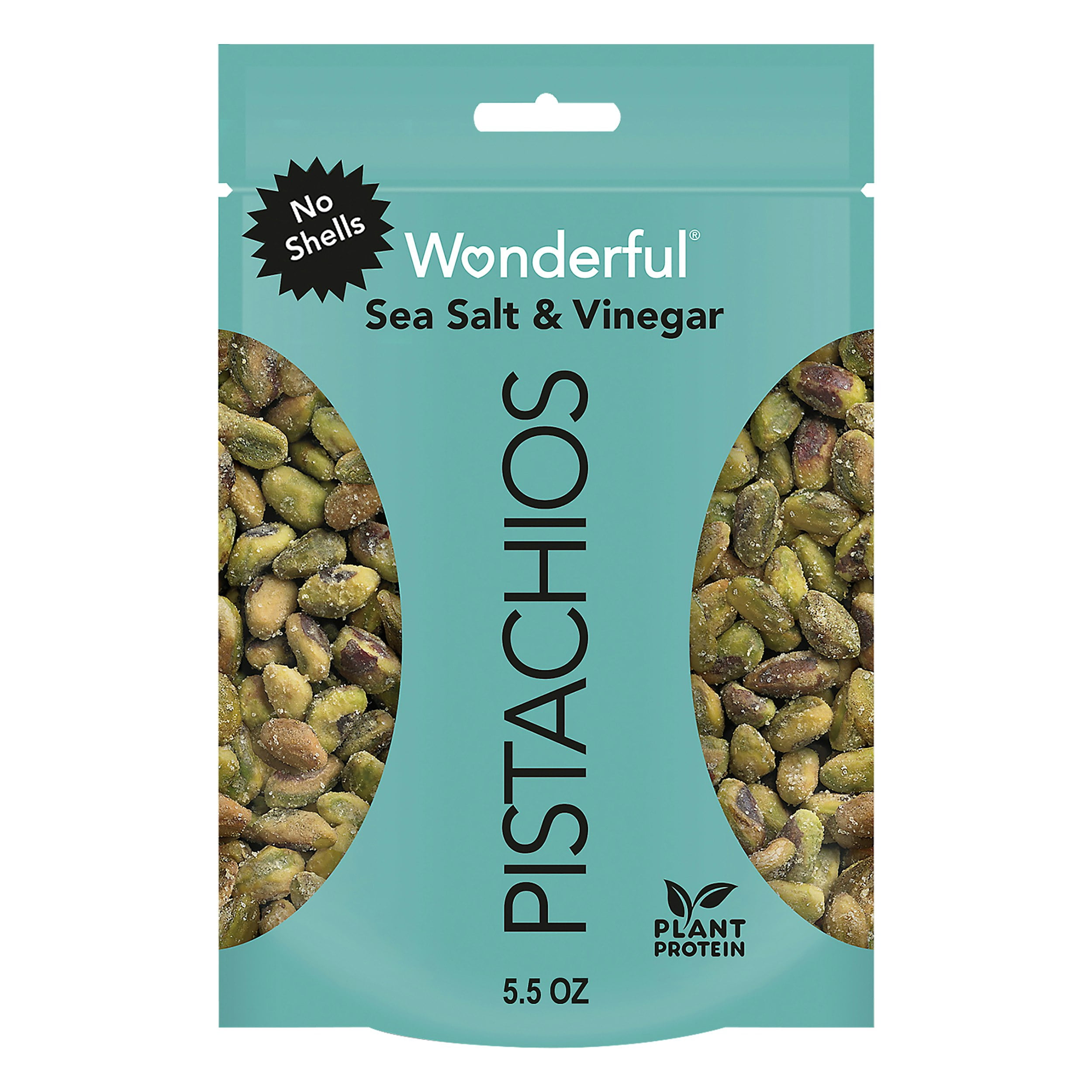 Wonderful Pistachios Salt & Vinegar 5.5 oz (Pack of 10)