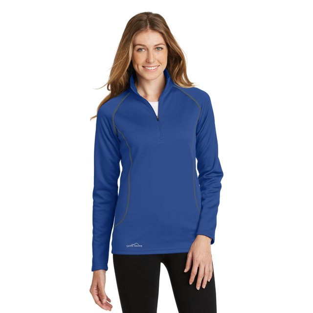 Eddie Bauer® Ladies Smooth Fleece 1/2-Zip. EB237 eddie bauer EB237
