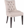 thumbnail image 5 of SAFAVIEH Abby 19"H Tufted Side Chair, Taupe, Set of 2, 5 of 6