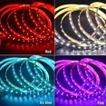 thumbnail image 3 of LED Strip Light 5 Colors in One 16.5ft 300LEDs 5050SMD 12V 24V Flexible RGBWW Dimmable Strips 84leds-24v RGBWW, 3 of 4