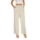 thumbnail image 5 of Pantalones anchos FUNYYZO de cintura alta para mujer, trabajo de negocios, 5 of 6