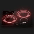 thumbnail image 3 of Built-In 24-in Induction Modular Cooktop in Black with 4 Elements, 3 of 14