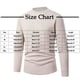 thumbnail image 2 of pstuiky Camisas para hombre de manga larga, Suéter informal de color liso para hombre, cuello alto, tejido ajustado, capa base, manga larga, cuello redondo, camiseta/camiseta camisetas de hombre xxl, 2 of 3