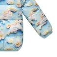 thumbnail image 5 of Gubotare Snow Jacket Girls Girls' Lightweight Puffer Jacket Hooded Water Resistant Winter Coat Size 5T 6T (Sky Blue,5-6 Years), 5 of 7