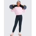 thumbnail image 2 of CRZ YOGA Girls Butterlift Athletic Joggers Active Running Casual Lounge High Waist Pants with Pockets Kid Teen, 2 of 5