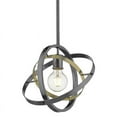 thumbnail image 2 of 7936-M BS-AB-BS-Golden Lighting-Atom - 1 Light Medium Pendant in Durable style - 54.88 Inches high, 2 of 3