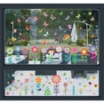 thumbnail image 2 of Pegatinas electrostáticas para ventana de flores y mariposas, pegatinas para niños, niños pequeños y adultos, hogar, aula, guardería, suministros de primavera y verano, decoraciones extraíbles y, 2 of 8