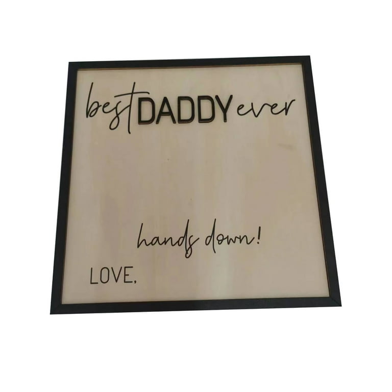Family Handprint Kit, DIY Makes Father's Day Handwritten and Hand-painted  Gifts, DIY Craft Keepsake Wooden Frame, Wooden Decorations, and Wooden  Plaques，5ML 