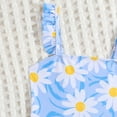 thumbnail image 5 of MEZZALL Children Kids Girls Spaghetti Swimwear Cute Little Flower Graphic Printed Swimsuit Stylish Beachwear, 3-4 Years, 5 of 6