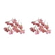 thumbnail image 2 of Matsuzay 10 piezas de flores artificiales para interior o exterior, flores artificiales de bajo mantenimiento para decoración rosa rosa 2Conjunto, 2 of 6