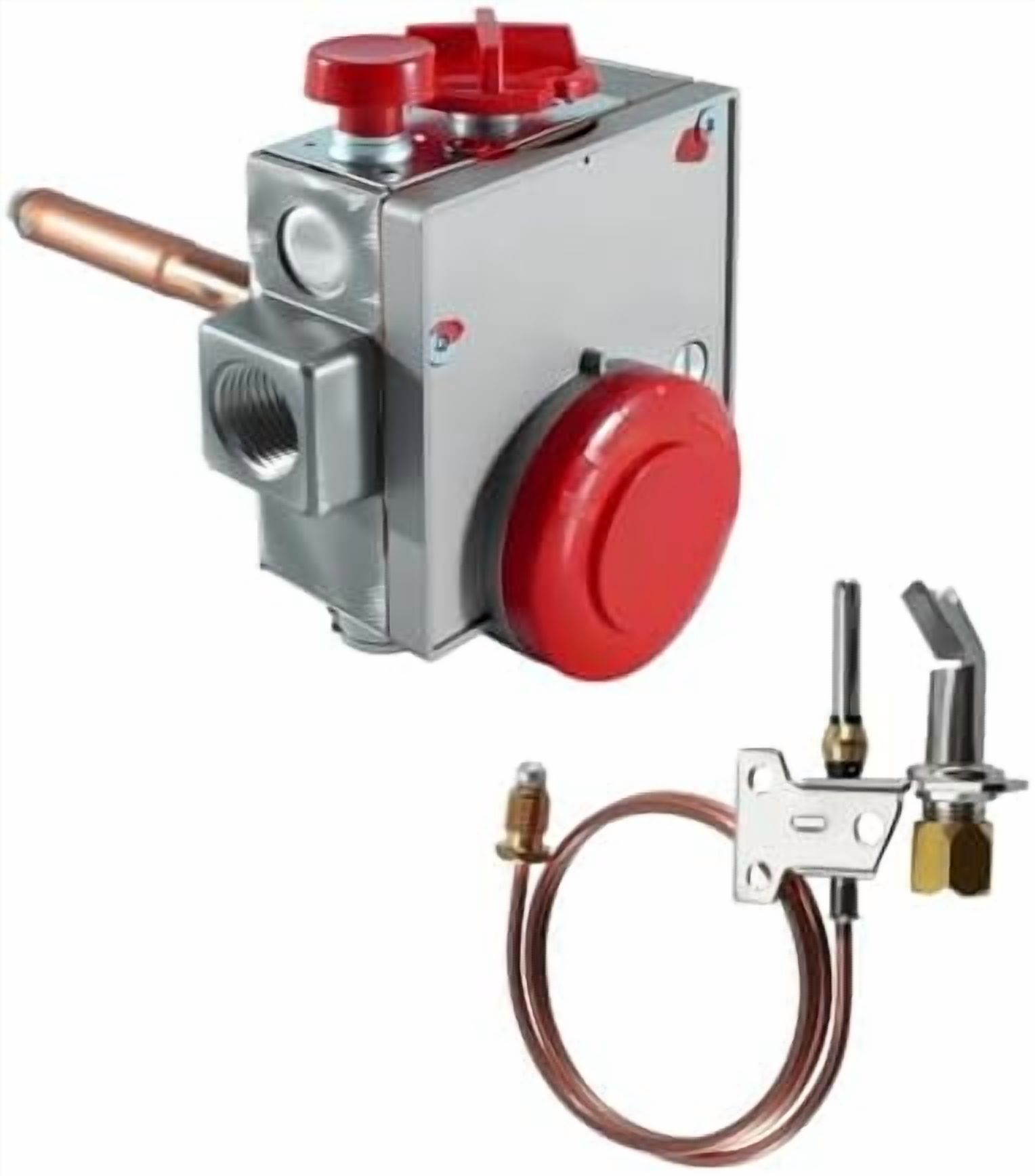 110-326 Gas Water Heater Valve & Thermostat – Natural Gas, 3.8 Shank, Copper Probe, 45K BTU