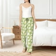 thumbnail image 6 of Lsque Daisies Flowers Print Women's Pajama Pants, Lounge Pant - Comfortable Home Wear,Elastic Waistband, Stylish Design-XX-Large, 6 of 9