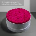 thumbnail image 2 of Flores preservadas Perfectione Roses, 50 unidades, en caja de terciopelo, 2 of 6