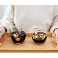 thumbnail image 6 of Disney Winnie The Pooh Quotes Stemless Wine Glass Set | Each Holds 20 Ounces, 6 of 8