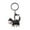 Black White, variant on UDIYO Mini Cute Cartoon Chubby Cat Model Hanging Toy Key Ring Keychain Bag Pendant