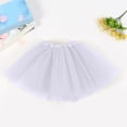 thumbnail image 2 of Pandaie 2-8Y Girls Tutu Skirt Toddler Carnival Layers Tulle Ballet Dance Skirts Kids Dress up Birthday Party Princess Dresses Grey 2-8 Years, 2 of 4