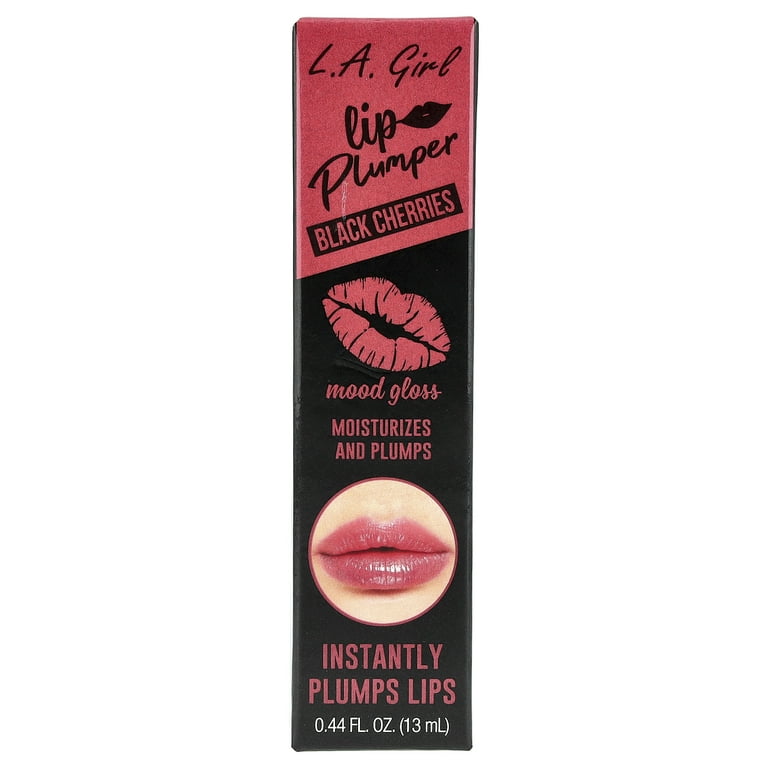 L.A. Girl Lip Plumper, Mood Gloss, GLP530 Black Cherries, 0.44 fl