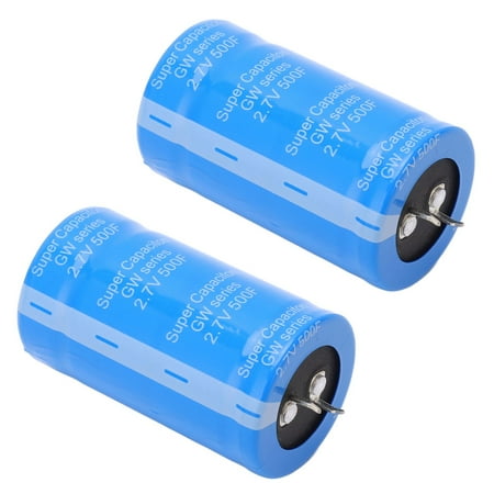 

Automobile Capacitor Farad Capacitor 2 Pcs Speaker Enhanced Stereo Balanced For Upgrade