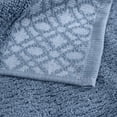 thumbnail image 6 of Market & Place Turkish Cotton Jacquard 2-Piece Bath Towel Set, Denim Blue, 6 of 6