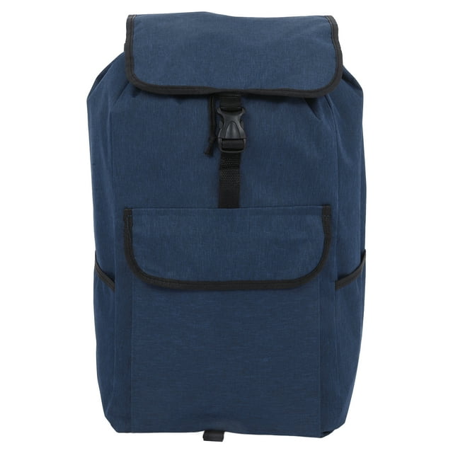 Bolsa para carrito de compras, plegable, de repuesto, de tela Oxford, impermeable, con bolsillos laterales. El color puede variar.