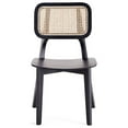 thumbnail image 3 of Manhattan Comfort Versailles 16.5" Wood Dining Chair in Black (Set of 4), 3 of 7
