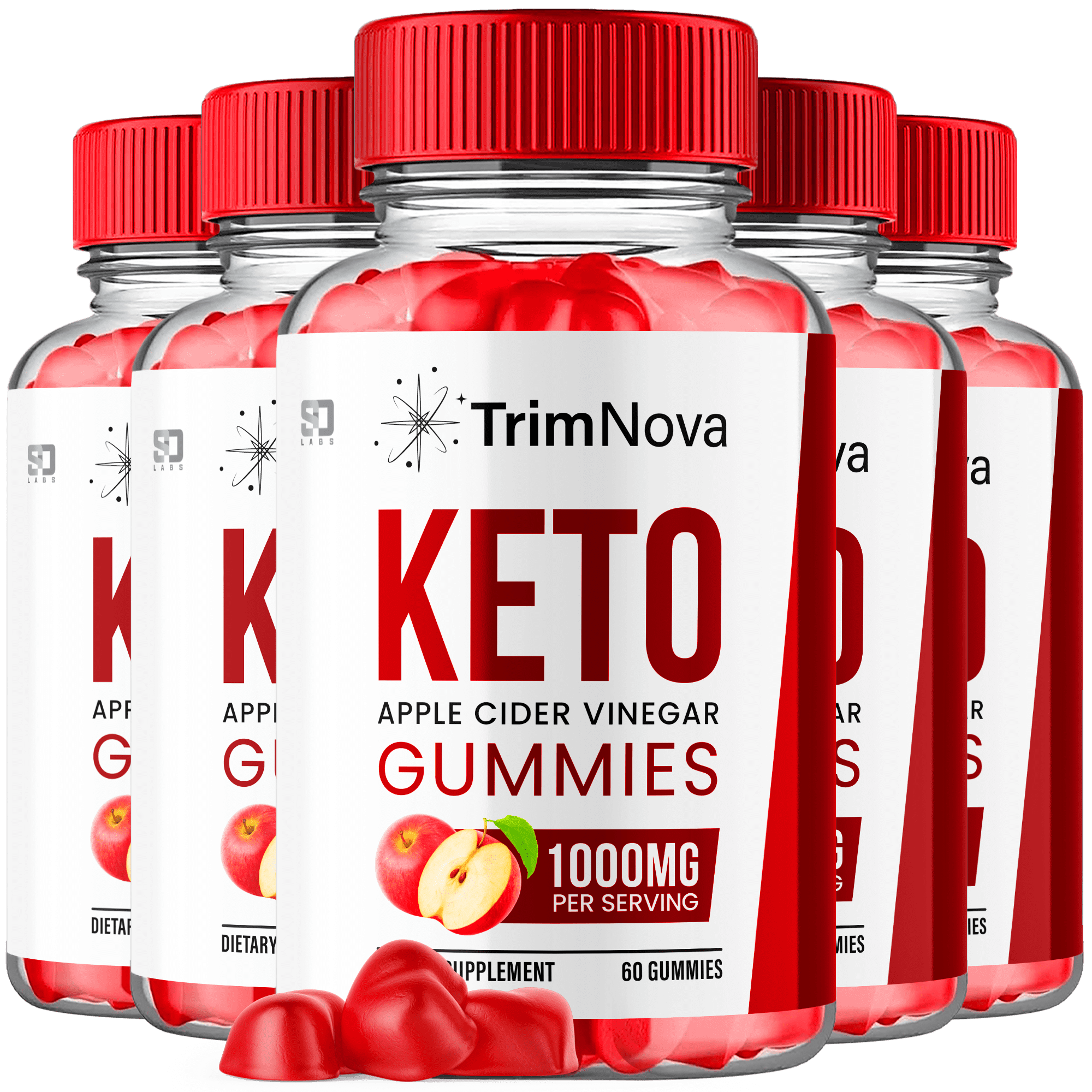 TrimNova Keto ACV Gummies Maximum Strength Weight Management Supplement 300 Gummies