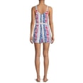 thumbnail image 3 of No Boundaries Juniors' Button Front Romper, 3 of 5