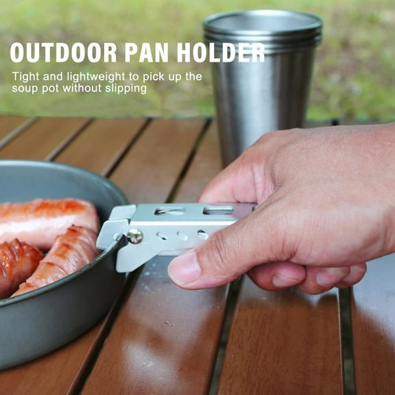 FurNest Anti-Scald Pot Pan Bowls Gripper Outdoor Camping Cookware Holder Handle