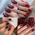 thumbnail image 4 of (Buy 2 Get 1 Free)24 PCS Press On Nails Medium Square, Solid Lavender Purple Fake Nails, Glossy Full Cover Acrylic Nail Tips, Reusable False Nails with Glue for Women Daily Wear, Party, 4 of 13