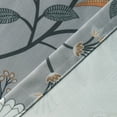 thumbnail image 5 of VOGOL Grey Flower Valances for Bedroom Window, Print Country Style Small Window Drapery Valance for Studio Porch Bathroom, 1 Panel, 52 x 18, 5 of 7