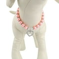 thumbnail image 5 of Jpetyy Pet Puppy Dog Cat piggy Pearl Necklace Accessories Love Pendant, 5 of 5