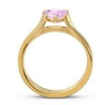 thumbnail image 4 of 2.00 Carat Pear Cut Pink Sapphire Gemstone Unique Solitaire Bridal Ring for her Solid 14K Yellow Gold Size 4 by Diamond-Capitals, 4 of 8