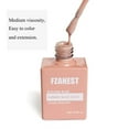 thumbnail image 5 of FZANEST Sheer Clear Nude Pink Rubber Base Gel Polish - Elastic Base Coat for Nail Strengthener/Extension - LED/UV Soak Off, 5 of 6