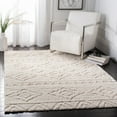 thumbnail image 2 of SAFAVIEH Sparta Siomha Geometric Shag Area Rug, Ivory/Beige, 5'3" x 5'3" Square, 2 of 7