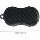 thumbnail image 4 of Cepillo de champú de silicona para el cuerpo, masajeador de baño, cepillo para el cuero cabelludo, cepillo para el cuidado de la cabeza, cepillo negro-, 4 of 5