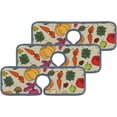 thumbnail image 2 of 3Pcs SKYSONIC Faucet Absorbent MatHarvest Festival Elements Washable Counter Drying Pads Behind Faucet, 2 of 7